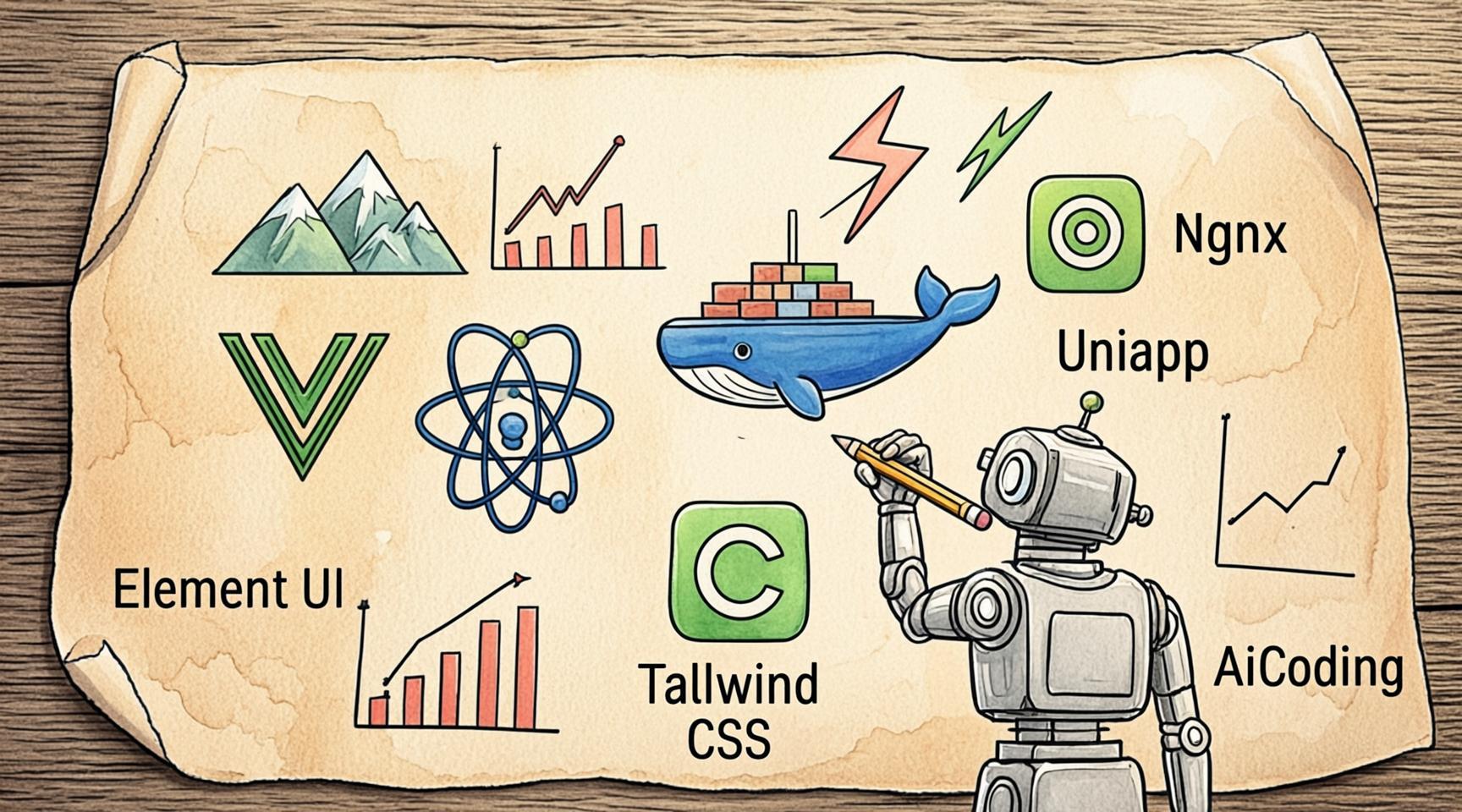 技术栈与项目 slide